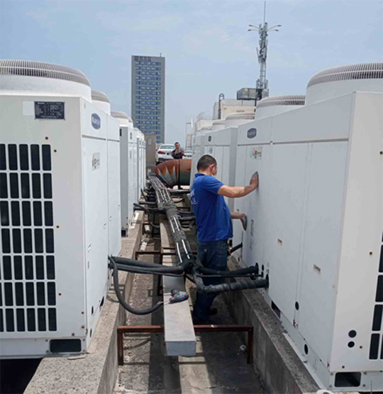 方城中央空调制热和不制冷系统维修方法